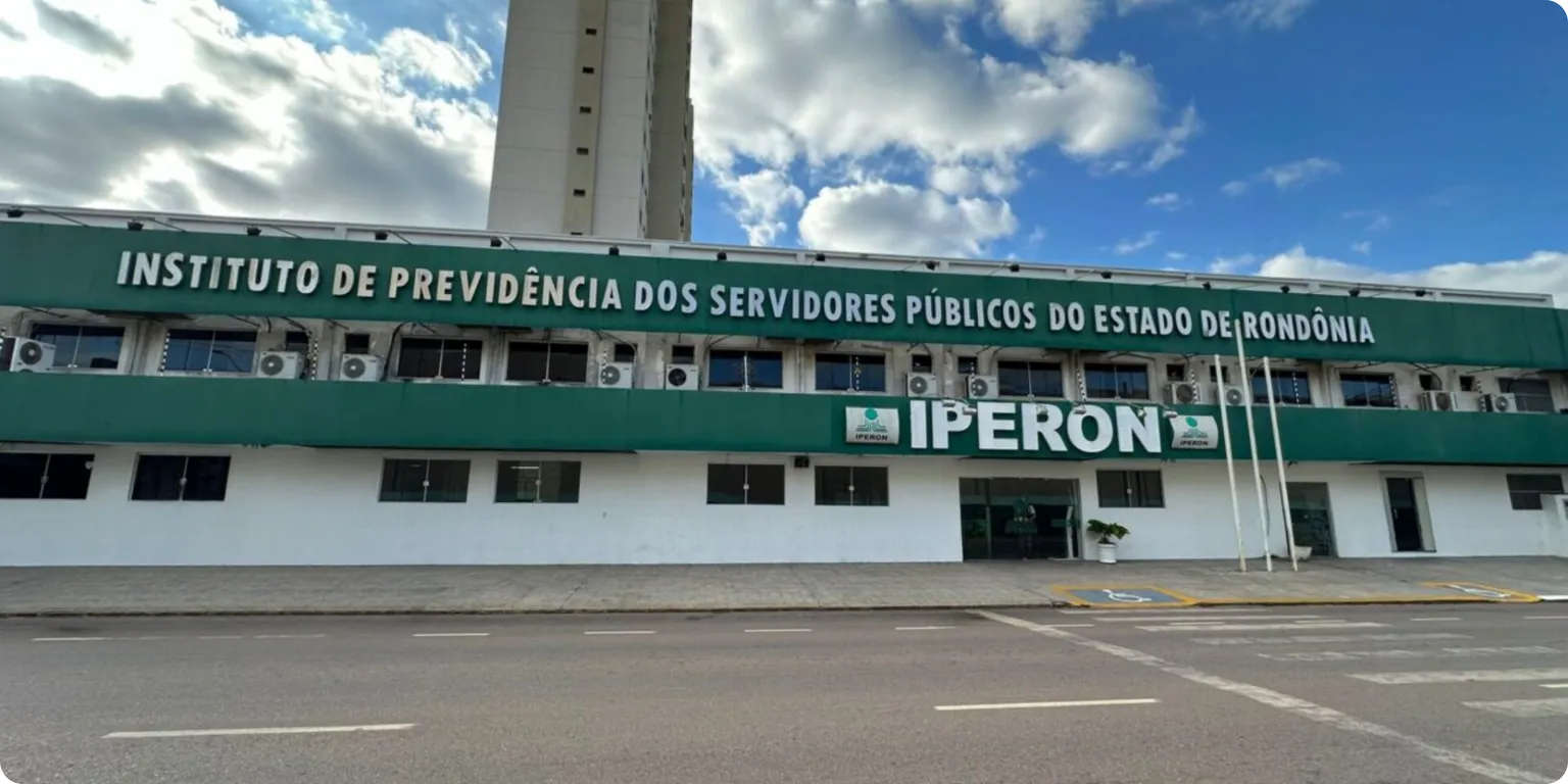Fachada do Instituto de Previdência dos Servidores Públicos do Estado de Rondônia - Iperon
